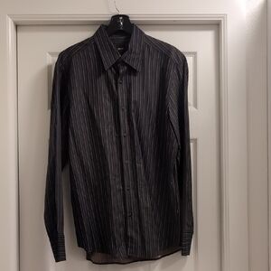 Boss Black Pinstripe Dress Shirt